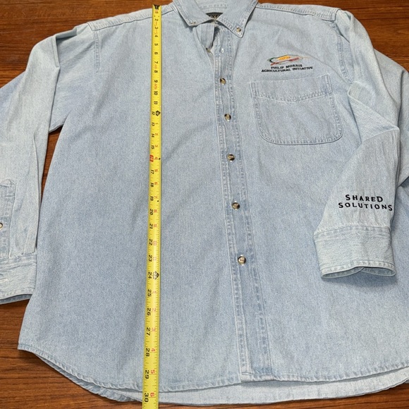 Philip Morris Agriculture Initiative Shared Solutions L/S Cotton Button Up Shirt - Picture 7 of 12
